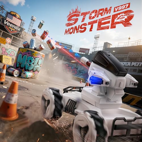 RC Monster Truck with Mecanum Wheels I131403
