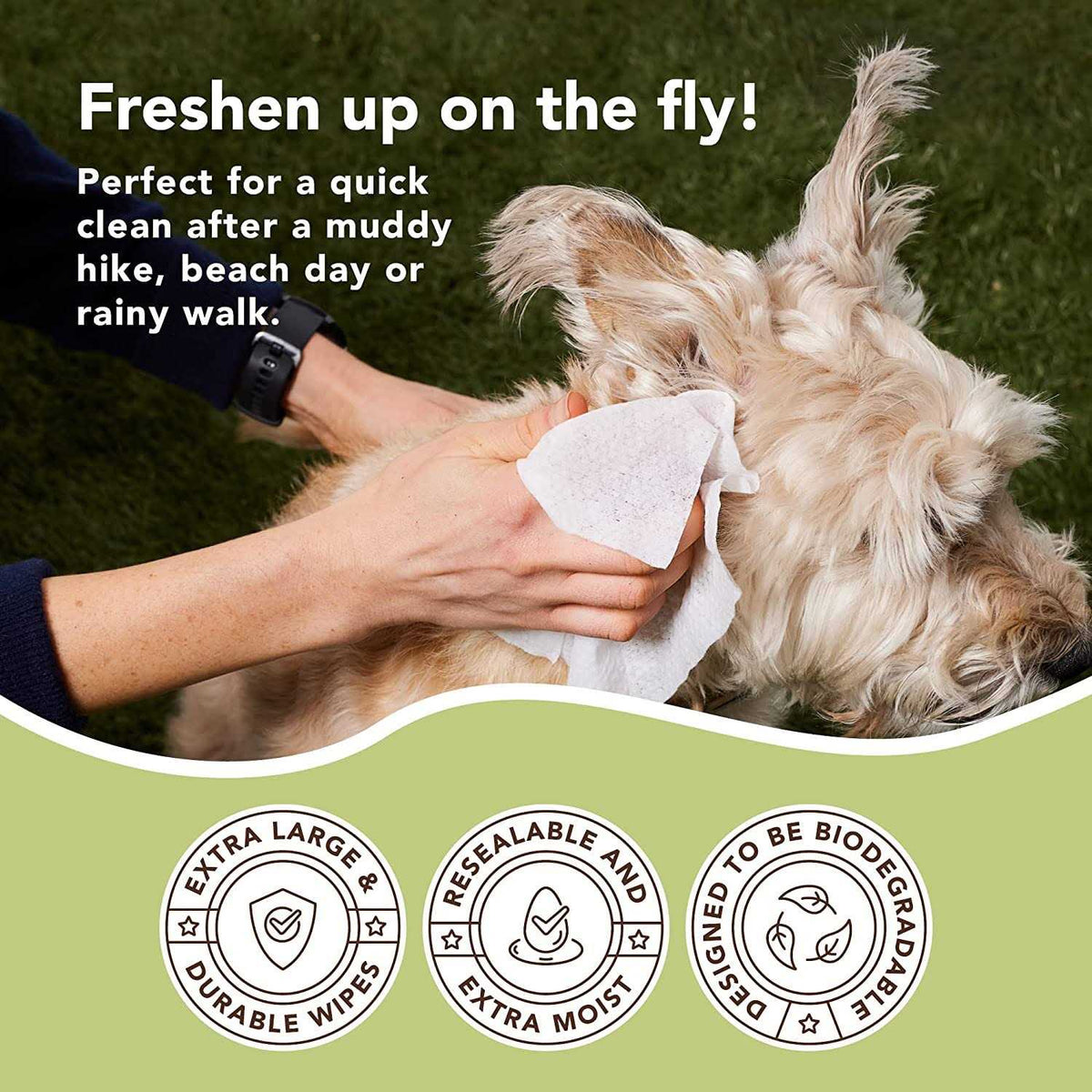 Dog Grooming Wipes L43087