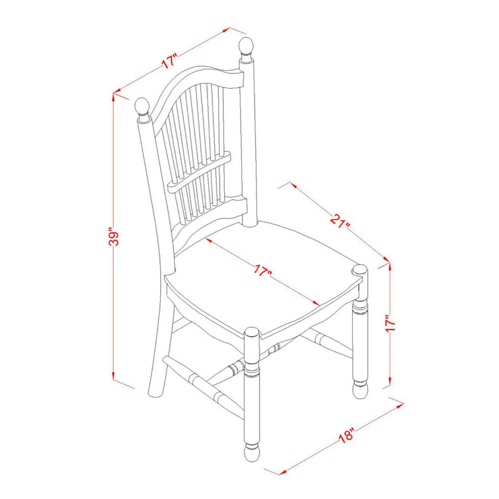 7 Piece Wood Dining Room Set S10479