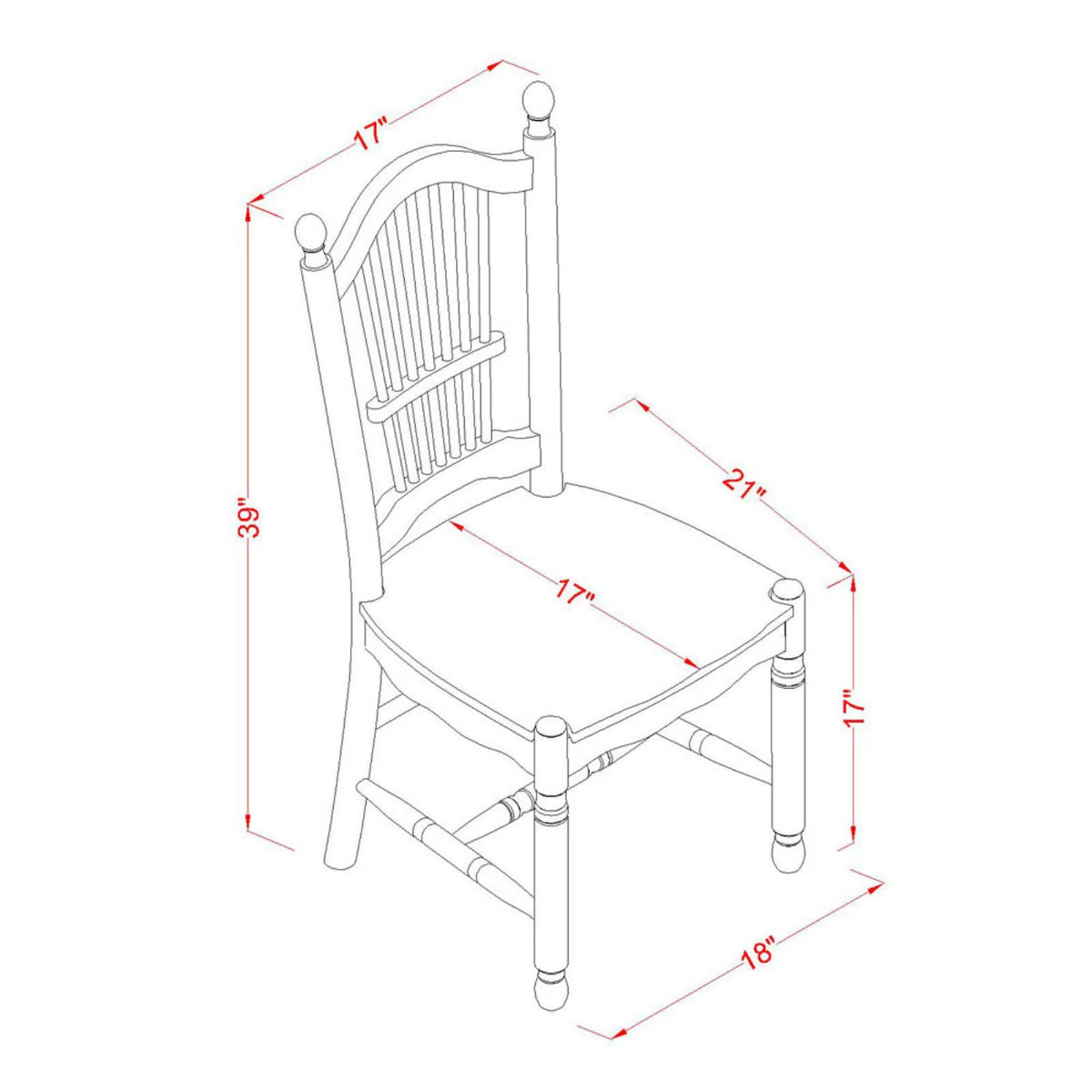 7 Piece Wood Dining Room Set S10479