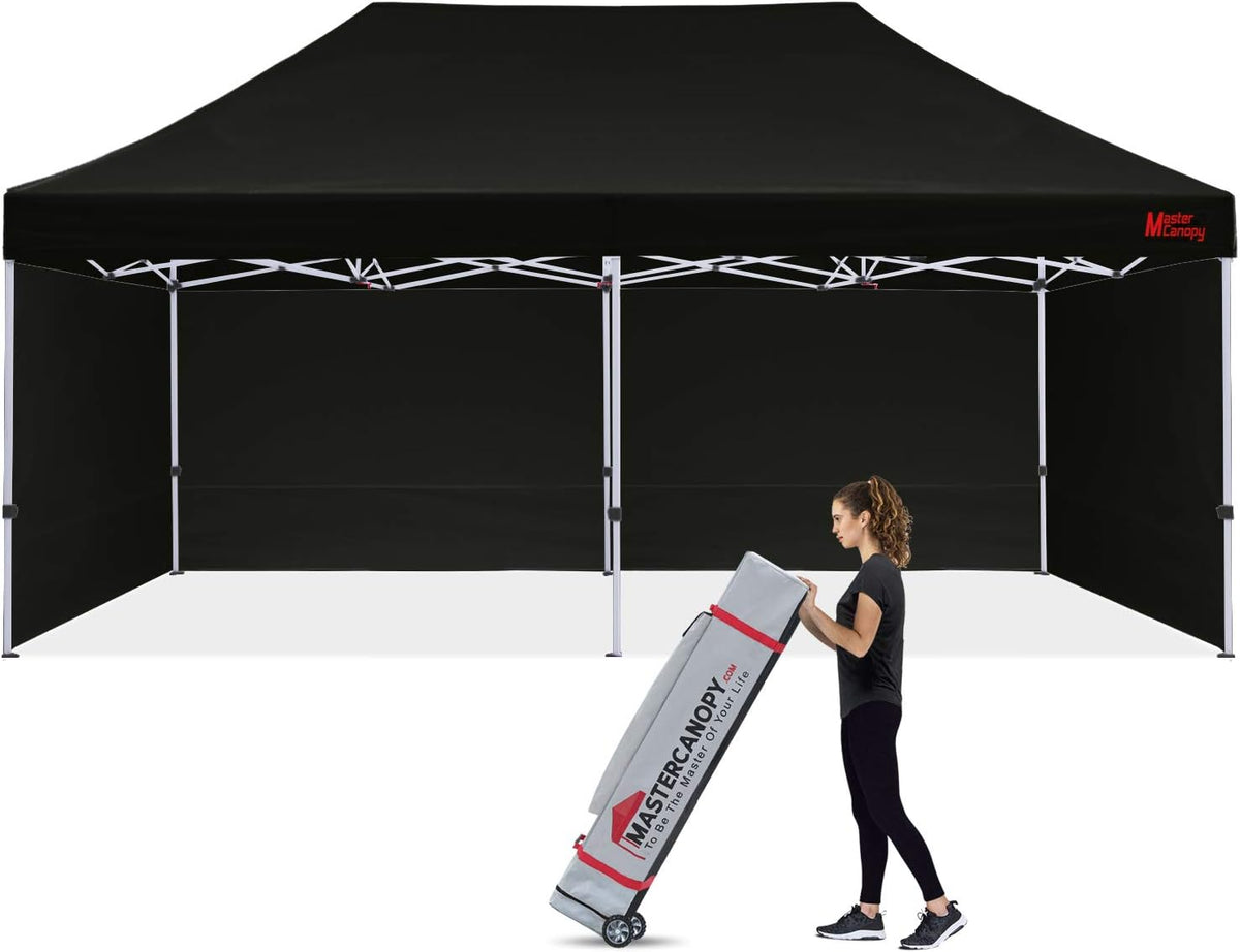 10x20 Heavy Duty Pop-up Canopy Tent with Sidewalls H17078