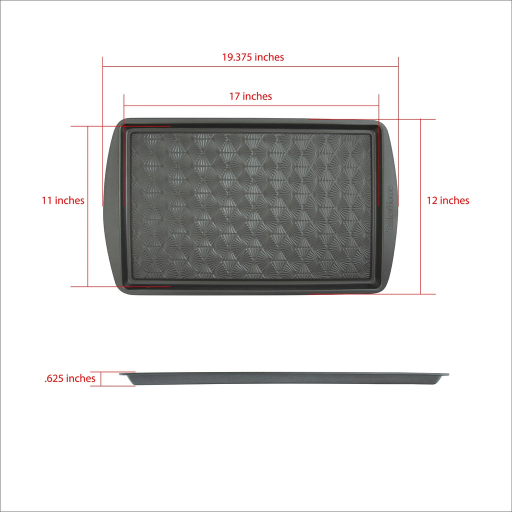 Set of 3 Non-Stick Metal Baking Sheet C86617