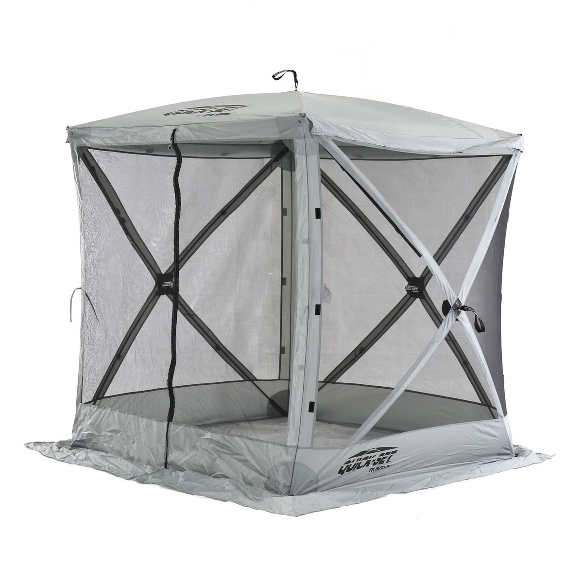 Portable Outdoor Gazebo Canopy Shelter Screen Tent Gray K970757