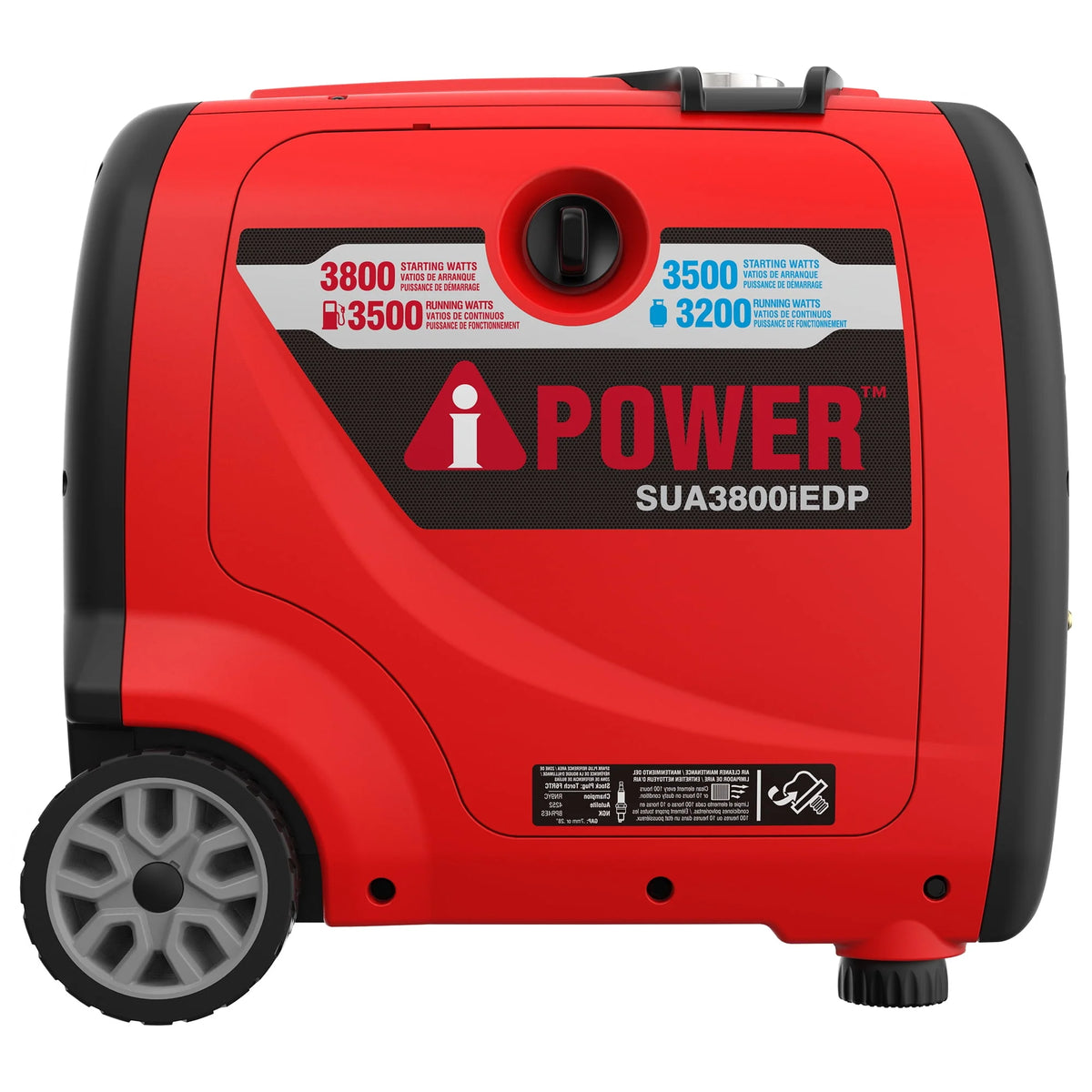 3,800-Watt Dual Fuel Portable Inverter Generator with CO Sensor B27473