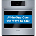 27 in Single Electric Wall Oven with Convection Self Cleaning Stainless Steel W90420