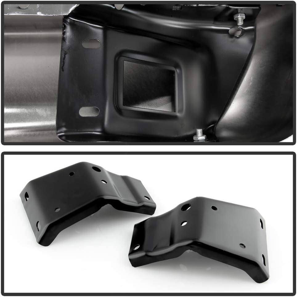 Chrome Steel Rear Step Bumper Assembly N893682