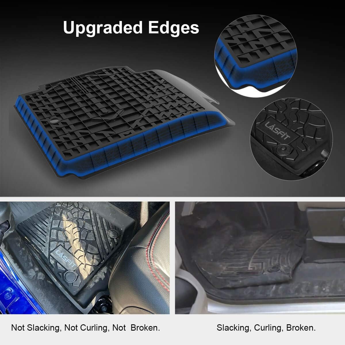 Black All Weather TPE Floor Liners Q771510