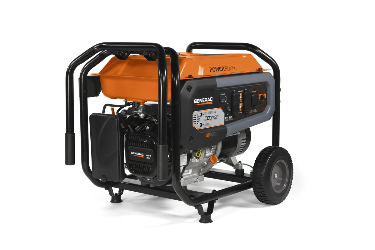 6500 Watt Gas Powered Portable Generator with Cord W893841