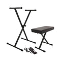 Keyboard Stand Bench Pack with Sustain Pedal Q90684