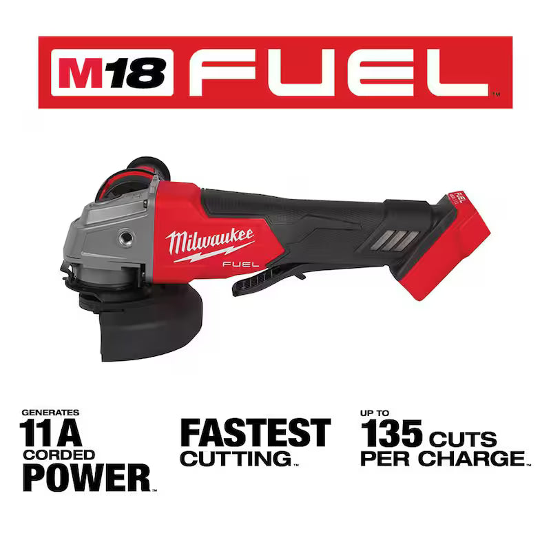 18V Lithium-Ion Brushless Cordless 4-1/2 in./5 in. Grinder with Deep Cut Bandsaw A79939