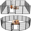 Dog Playpen Outdoor Panels with Doors W808253