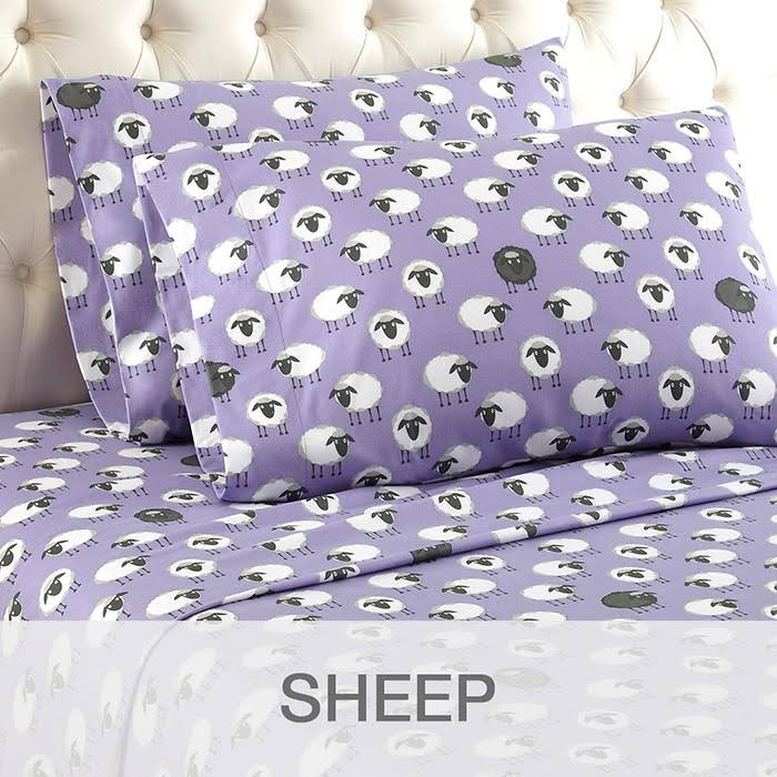 Micro Flannel Sheet Set Blue King G12727