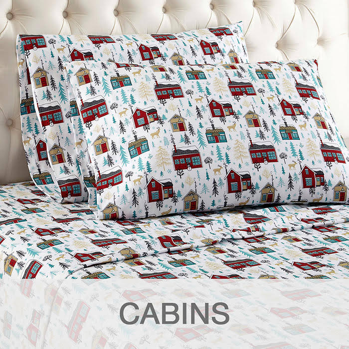 Micro Flannel Sheet Set Blue King G12727