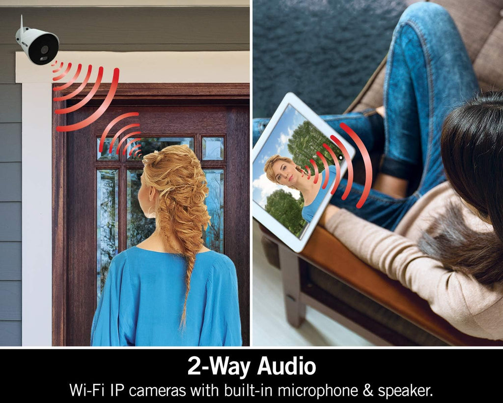 1080p Wi-Fi Smart Security System with 4 Cameras and 1TB Hard Drive O437