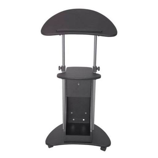 Rolling Adjustable Laptop Cart with Storage Black R518