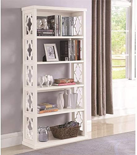 White 5 Shelf Bookcase C92918