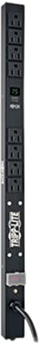 Metered PDU, 15A, 8 Outlets, 120V, 15 ft. Cord, 0U Vertical Rack-Mount Power Z619423