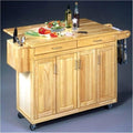 Kitchen Cart with Breakfast Bar S384