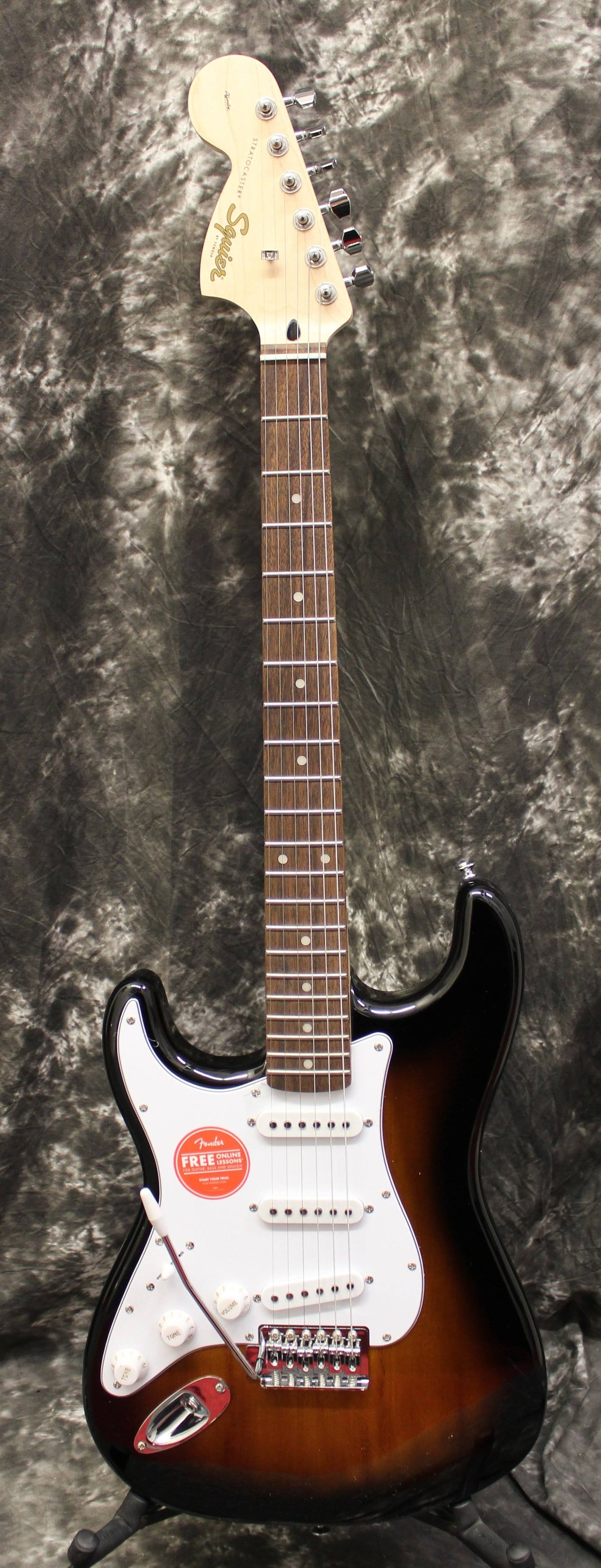 Left-Handed Brown Sunburst Electric Guitar K59769