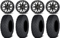 15 Wheels Black 32 Tires 4x137 Bolt Pattern Lug Kit U217