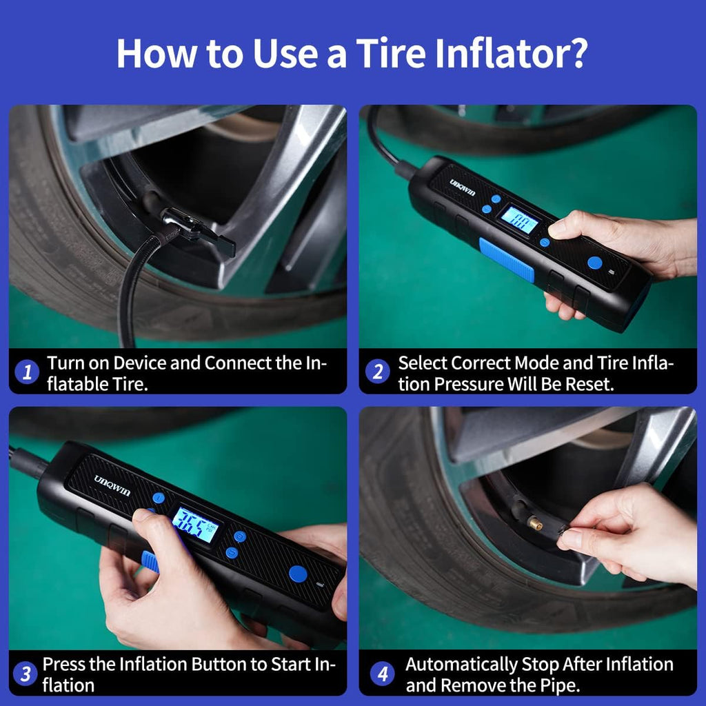 Portable Air Compressor 150PSI Tire Inflator G39489