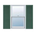 Vinyl Cathedral Top Open Louver Shutters E578