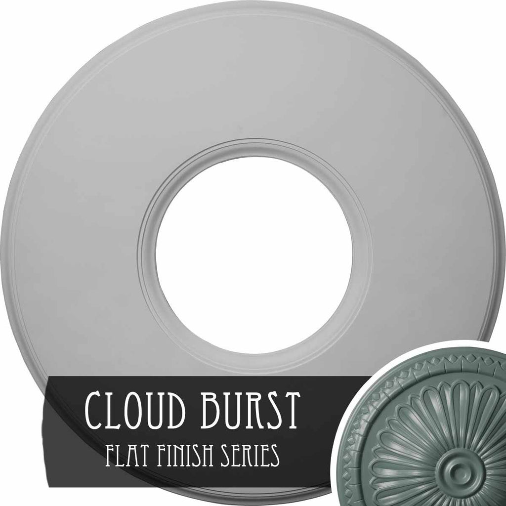 Deco Ceiling Medallion Hand-Painted Cloud Burst X74801