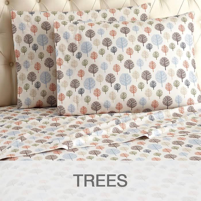 Micro Flannel Sheet Set Blue King G12727