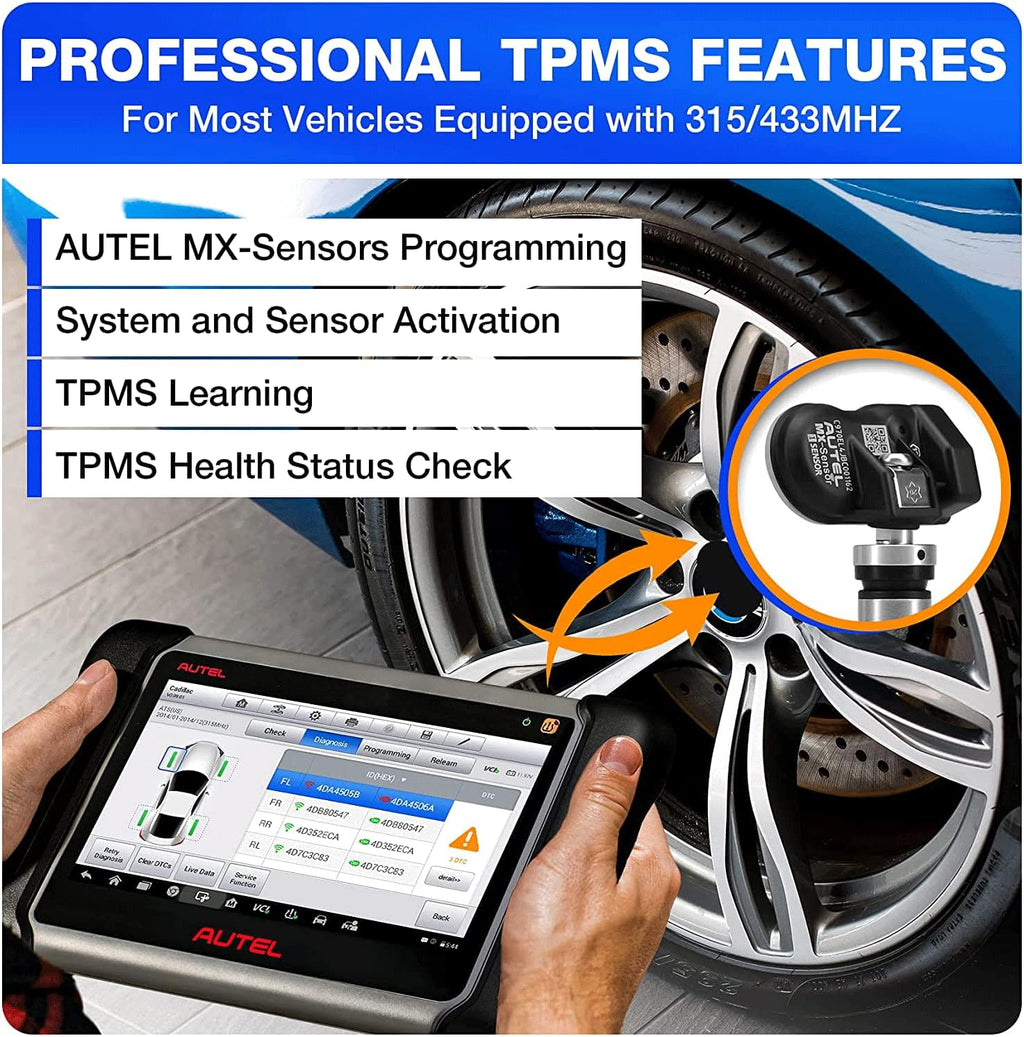 OBD2 Diagnostic Tool with TPMS and Sensor Programming W12332