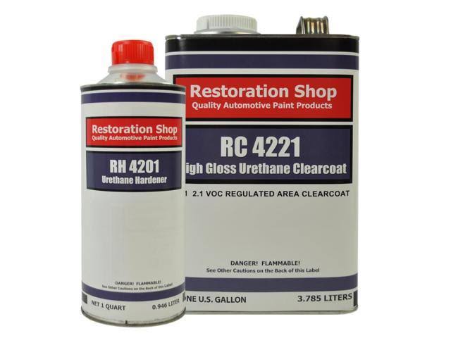 Silver Slow Gallon Auto Paint Kit Urethane Basecoat Clearcoat W949926