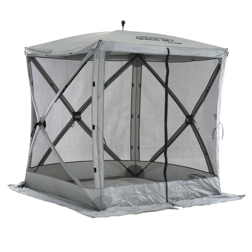 Portable Outdoor Gazebo Canopy Shelter Screen Tent Gray K970757