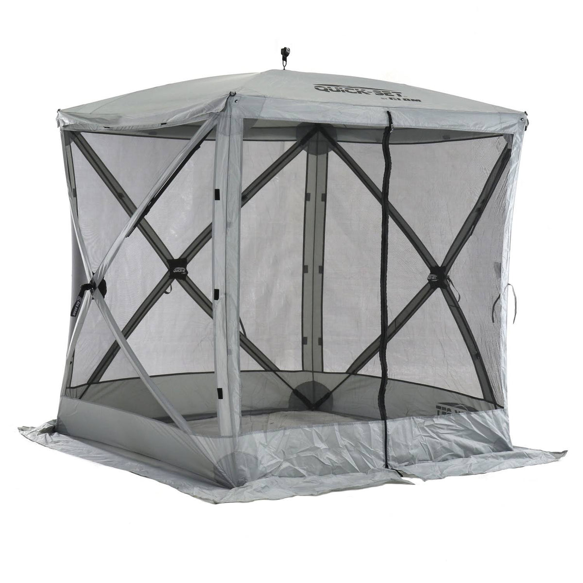 Portable Outdoor Gazebo Canopy Shelter Screen Tent Gray K970757