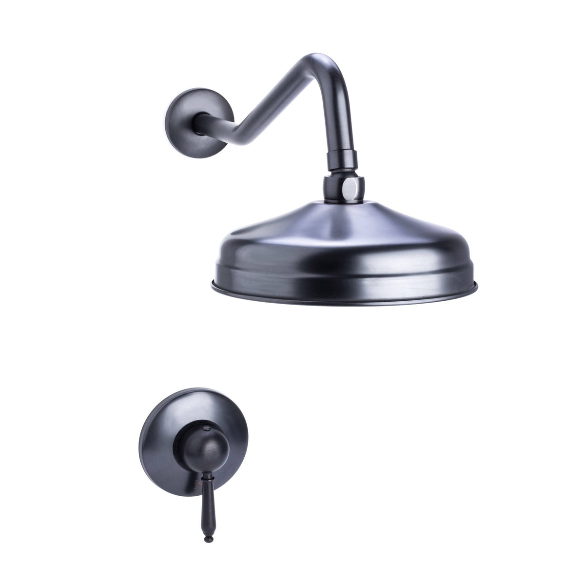 Traditional Rain Can Shower Set with Valve Chrome K261671