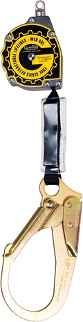 11 ft. Nylon Webbing with Carbineer, Swivel Top, Steel Rebar Hook F84170