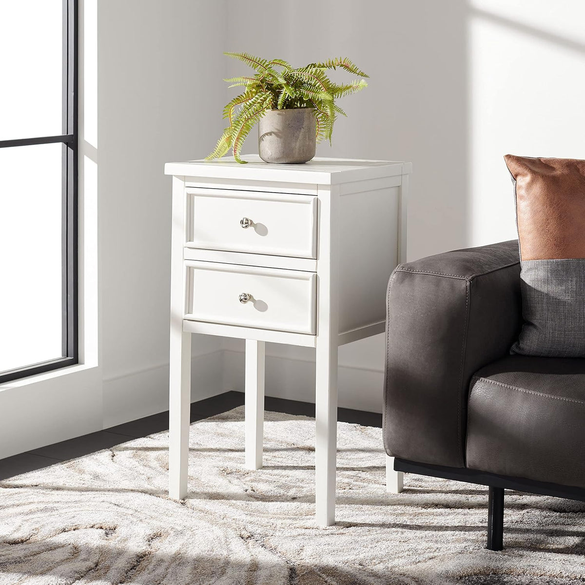 French Grey End Table S499