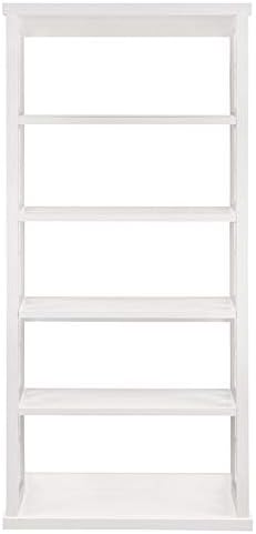 White 5 Shelf Bookcase C92918