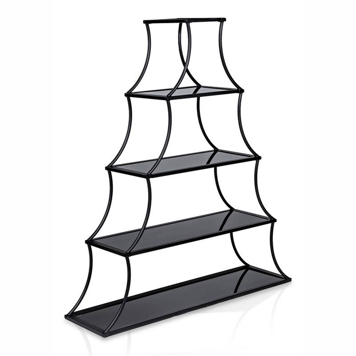 5 Shelf Bookshelf Sand Black U16530