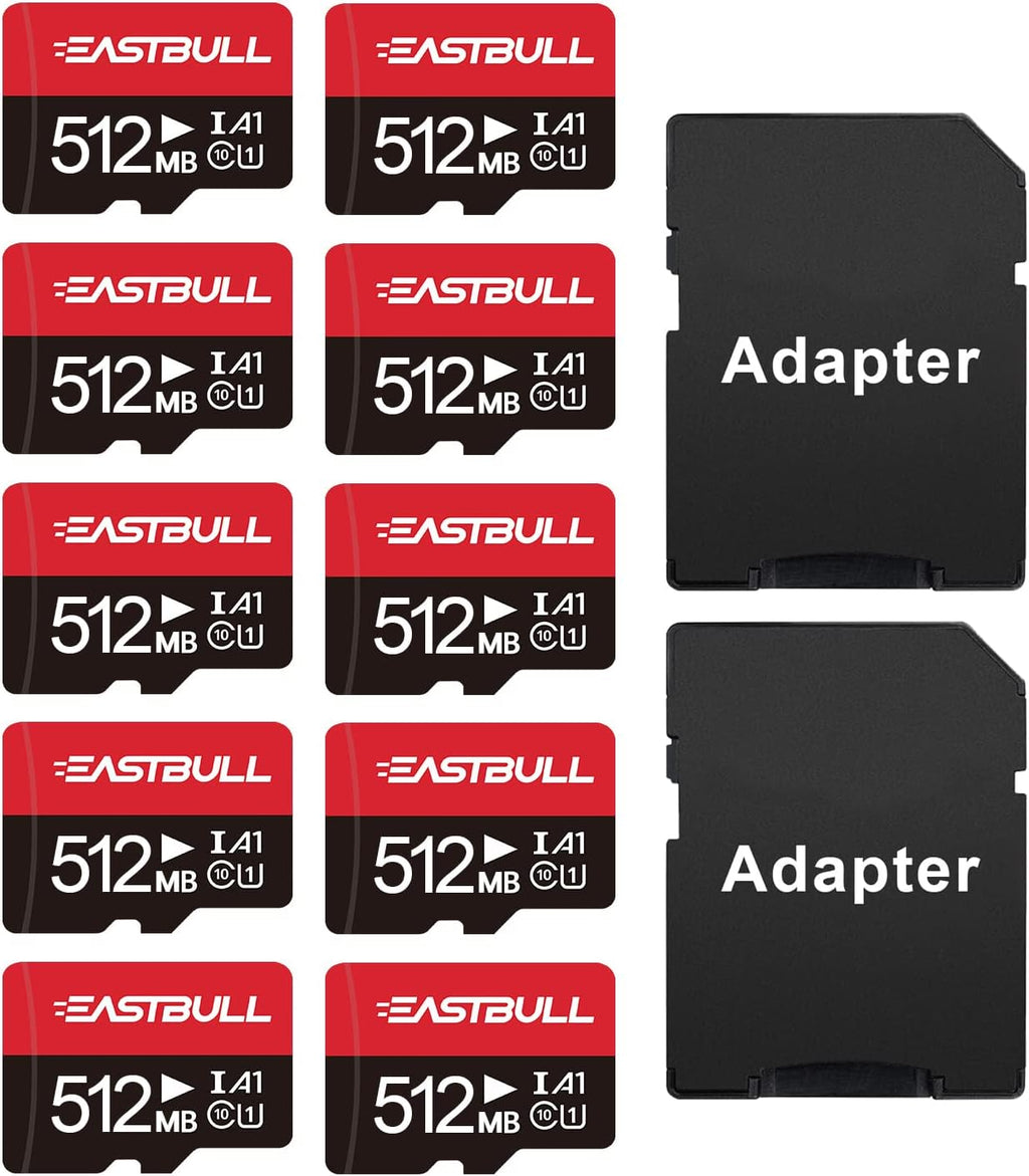 8GB 10-Pack Micro SD Cards UHS-I U1 Class 10 Z730633