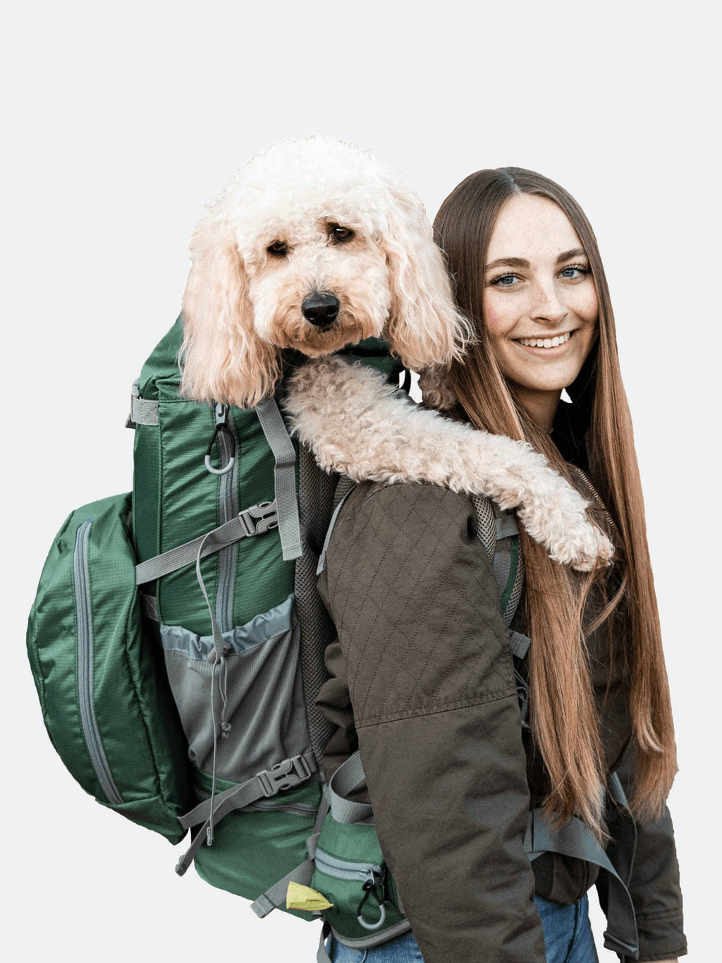Green Dog Carrier Backpack L52539