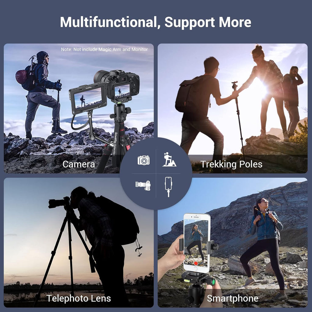 Foldable Aluminum Camera Tripod and Monopod N933581