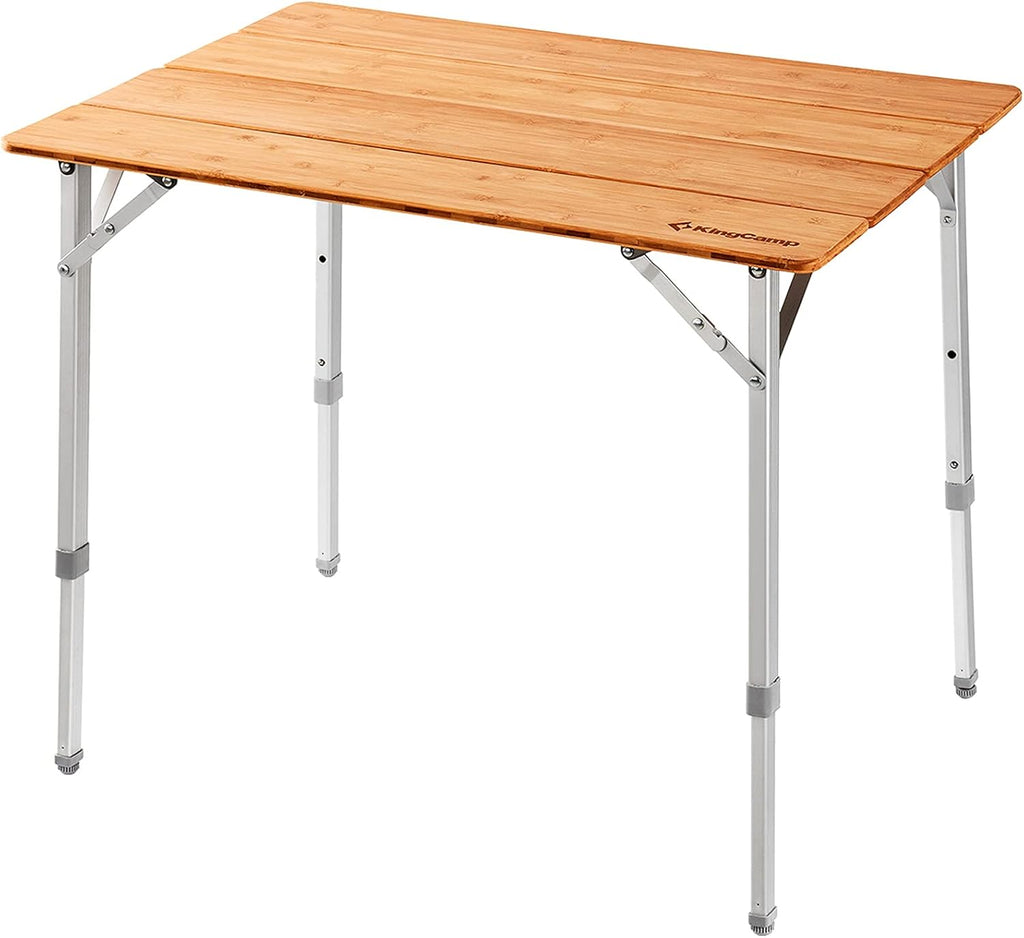 Bamboo Heavy Duty Oversize Anti-UV Portable Folding Table O1683
