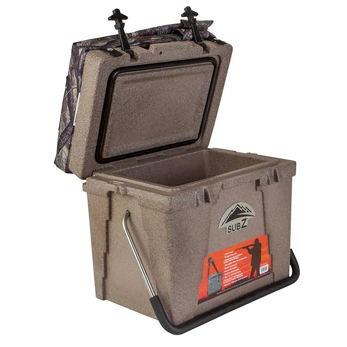 Camouflage 23 Quart Cooler with High Back Seat O2147