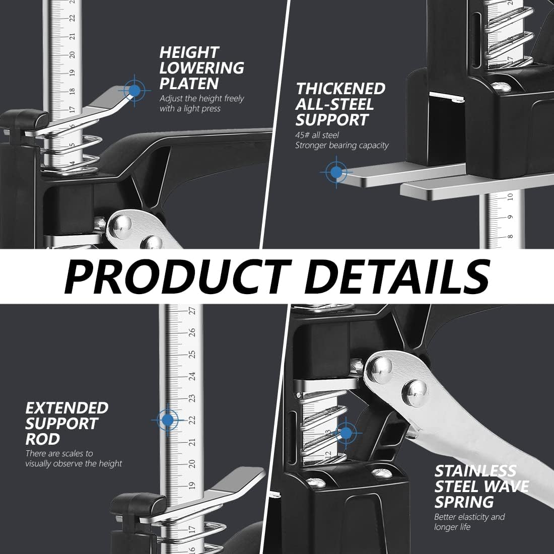 2 Packs Hand Lifting Tool Jack X915