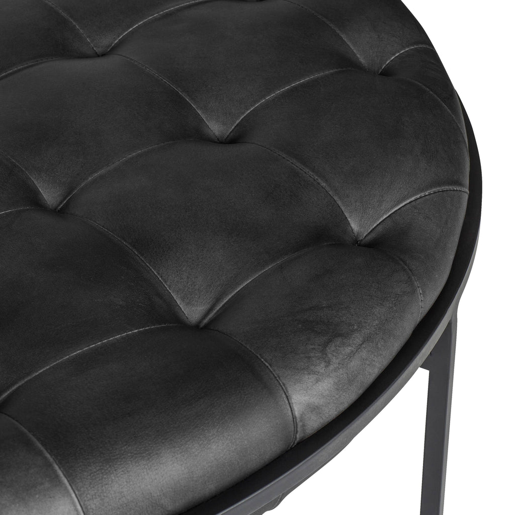 Carbon Black Ottoman N722