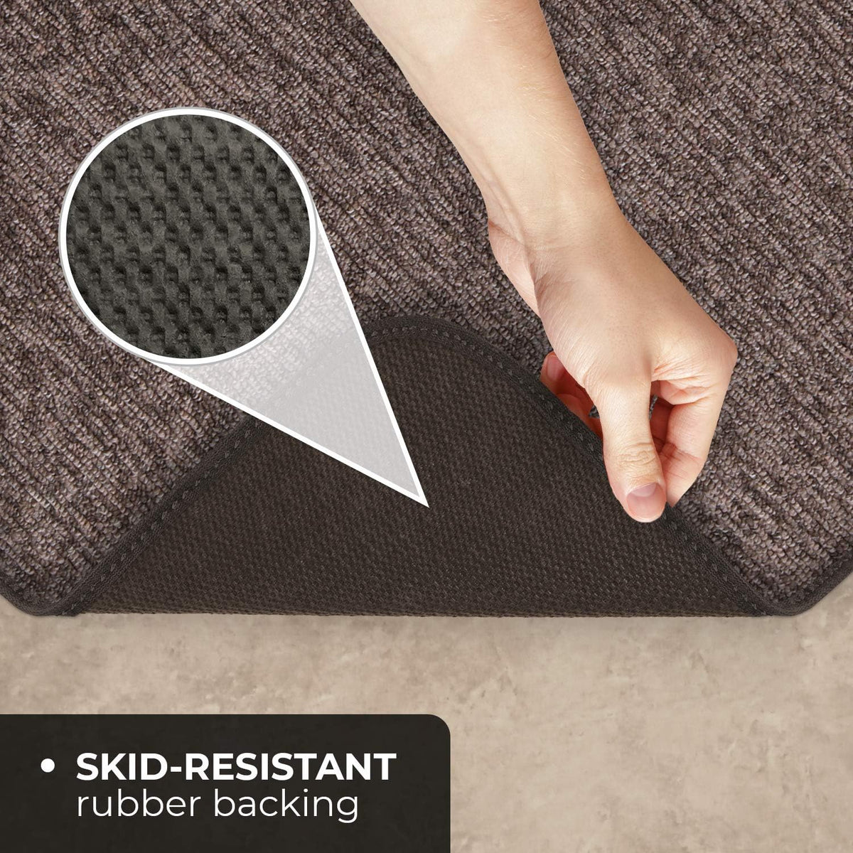 Skid-Resistant Carpet Runner 14 Feet X 27 Inches W968646