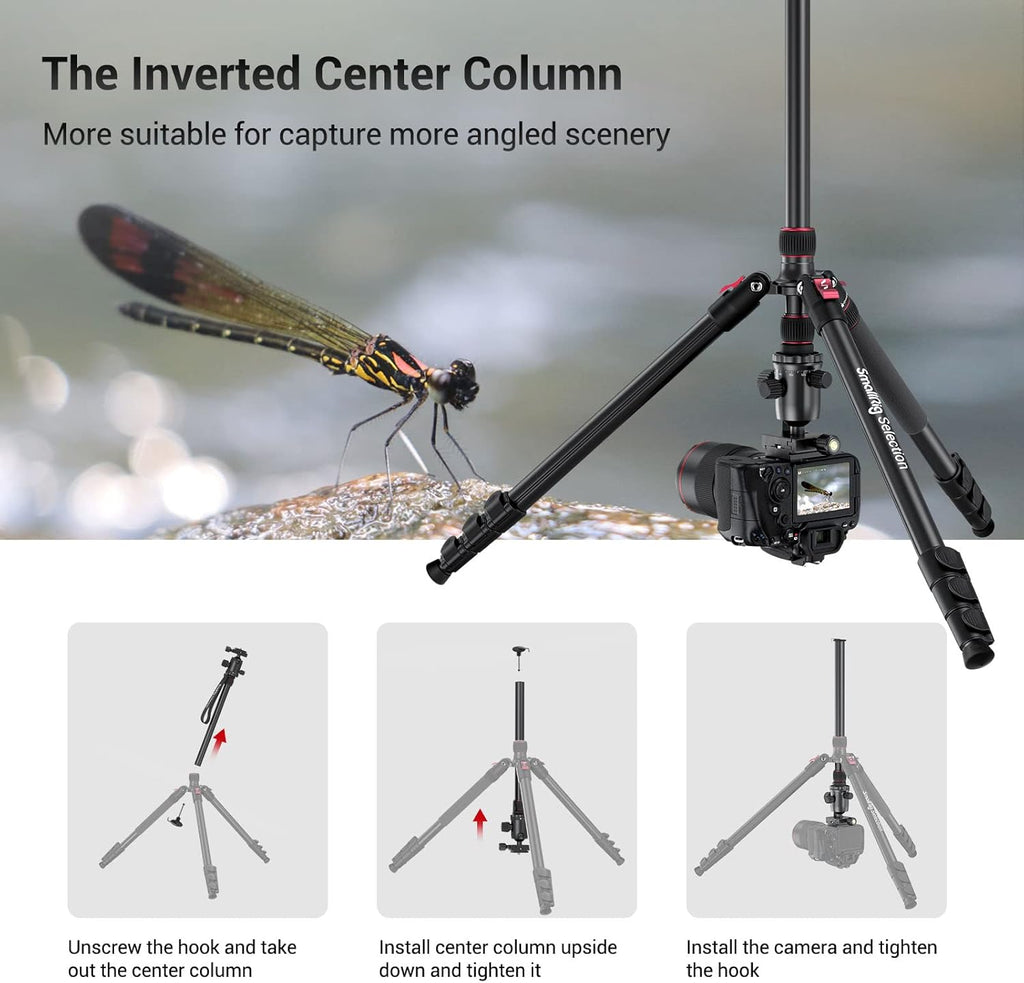 Foldable Aluminum Camera Tripod and Monopod N933581