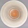 Taupe Porcelain Flat Coupe Plate M6515
