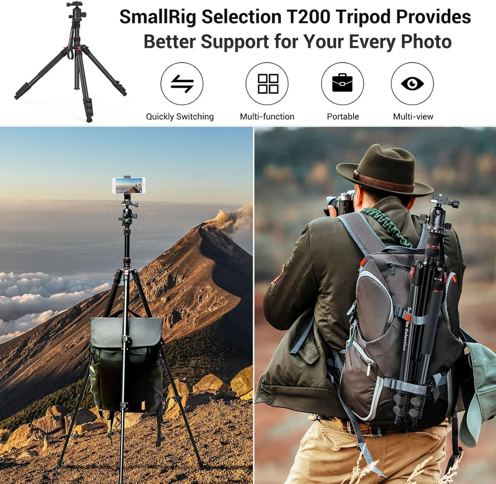 Foldable Aluminum Camera Tripod and Monopod N933581
