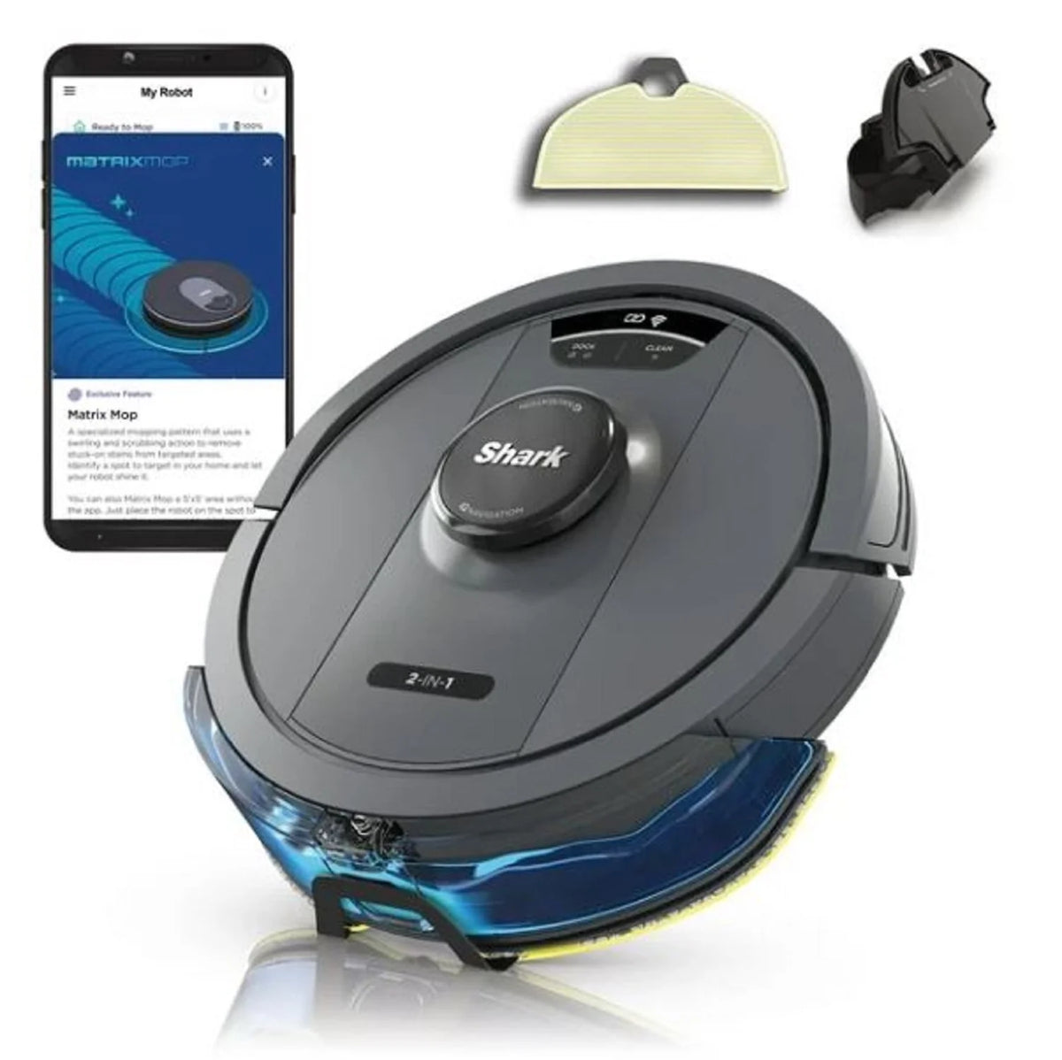 2-in-1 Robot Vacuum and Mop X916