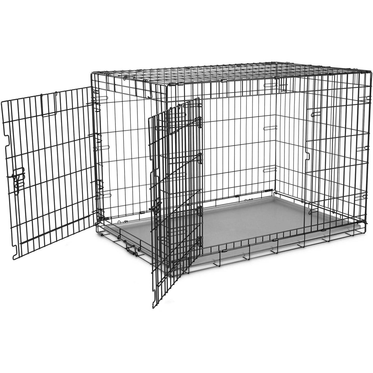 2-Door Folding Dog Crate Q613605